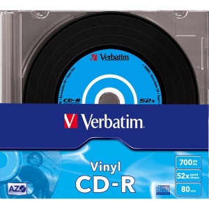 BLANK  CD-R Verbatim   DATALIFE PLUS 52X 700MB 10PK SC VINYL 