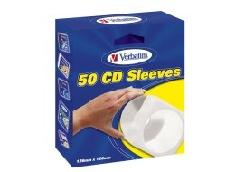 Verbatim CD-DVD Sleeves 50 pcs. In a box