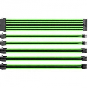 Cabluri extensie Thermaltake TtMod Mesh-uite negru cu verde