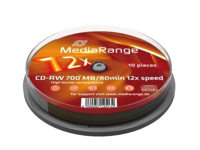 MediaRange CD-RW  12 x Cake10