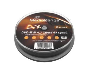 MediaRange DVD-RW 4x Cake10