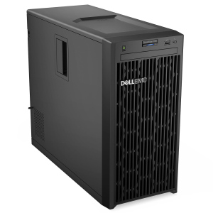 Server Tower Dell PowerEdge T150 Intel Xeon E-2324G 16GB UDIMM 2 x 1TB HDD 7200 RPM iDRAC9 Basic 15G 