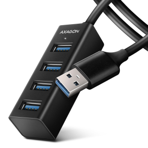 Hub USB Axagon HUE-M1AL 4x USB3.2 Gen 1 cablu 120 cm USB Tip A