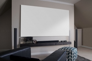 Ecran proiectie cu rama fixa, de perete, 332 x 181 cm, EliteScreens AEON AR150WH2, Format 16:9