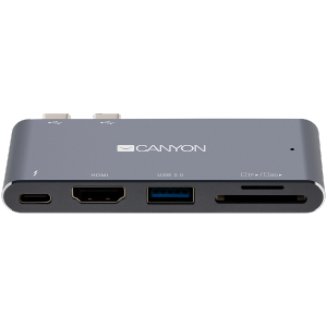 Docking Station Canyon CNS-TDS05DG, Thunderbolt, 1 x USB, 1 x HDMI
