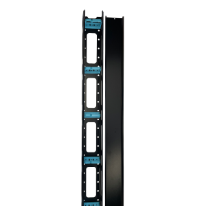 Set doua organizatoare verticale de cabluri pentru Rack 22U, Eco Xcab