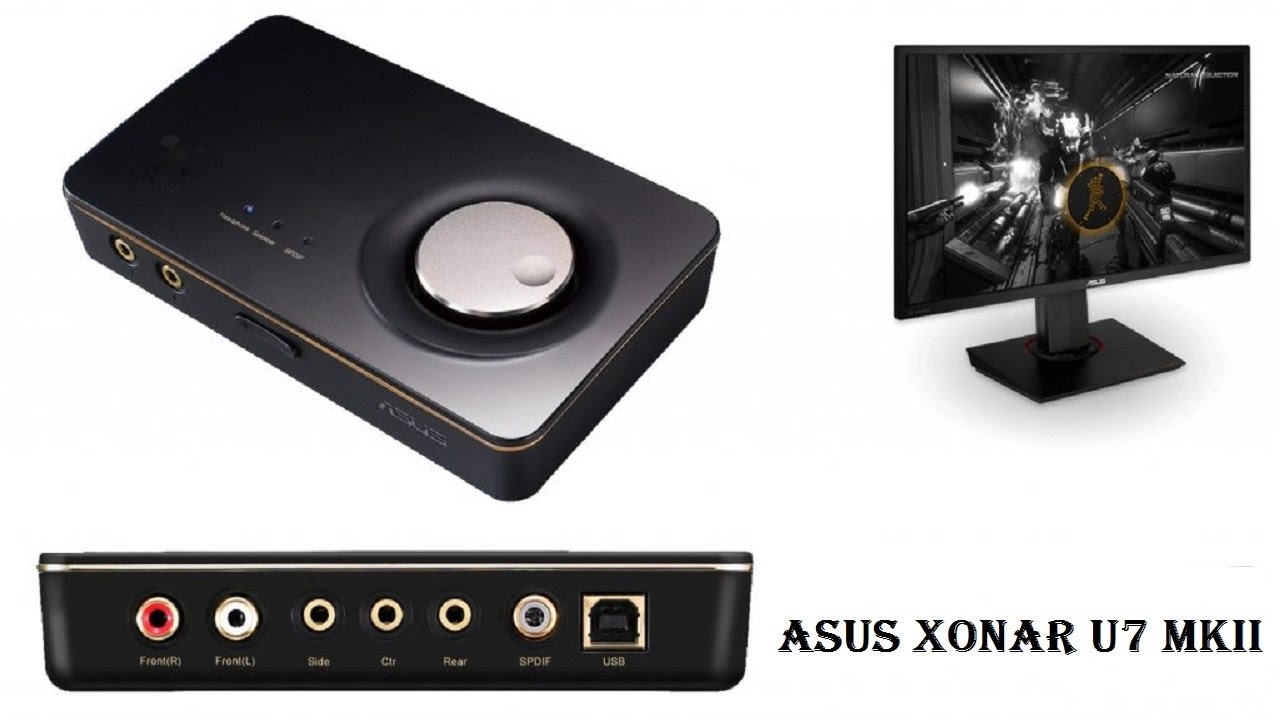 ▷ Placa de sunet Asus, Xonar_U7_MKII, USB, Procesor audio: C-Media USB2.0  6632AX High-Definition Sound Processor - PcBit.ro - PcBit Electronics