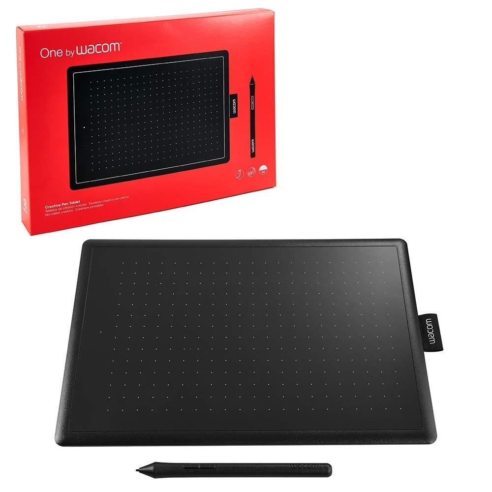Tableta Grafica One by Wacom 2 Medium Negru Rosu - PcBit Electronics