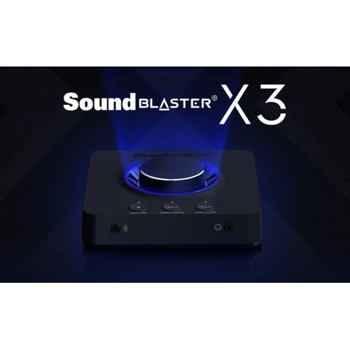 ▷ Placa de Sunet Creative Sound Blaster X-3 Hi-Res 7.1 External Super X-Fi  Amp - PcBit.ro - PcBit Electronics