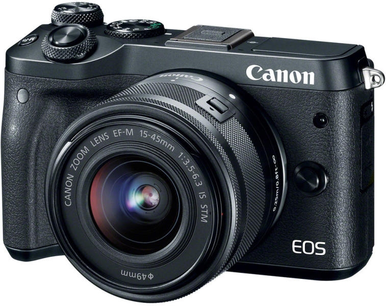 ▷ Aparat Foto Digital Compact Canon EOS M6 EF-M 15-45MM Negru - PcBit.ro -  PcBit Electronics