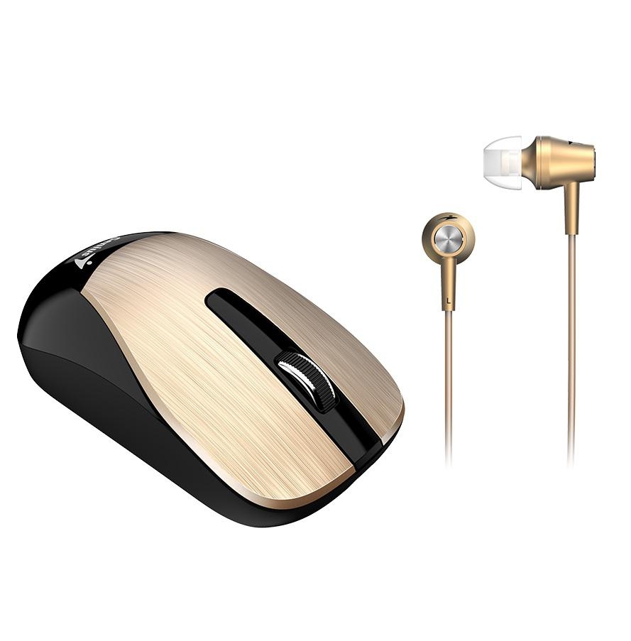 ▷ Mouse Wireless, Casti KIT Genius MH-8015, Auriu - PcBit.ro - PcBit  Electronics