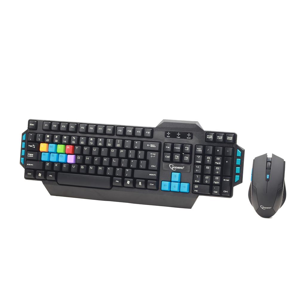 ▷ Kit Tastatura + Mouse Wireless Gembird KBS-WMG-01 Negru - PcBit.ro -  PcBit Electronics