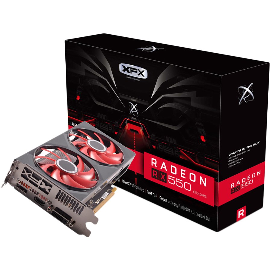 ▷ Placa Video XFX AMD Radeon RX 550 4GB GDDR5 - PcBit.ro - PcBit Electronics