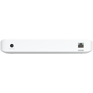 Ubiquiti USW-Ultra-210W-EU compact, Layer 2, 8-port GbE PoE switch with versatile mounting options, 7x GbE PoE+ output ports, GbE port with optional PoE++ input, 202W PoE availability with the included AC power adapter