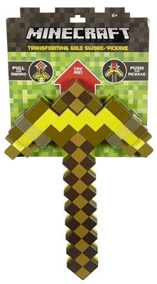 ▷ Jucarie Minecraft Transforming Gold Sword Pick Axe - PcBit.ro - PcBit  Electronics
