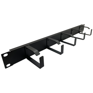 Organizator de cabluri, cu inele, orizontal, 1U, Xcab